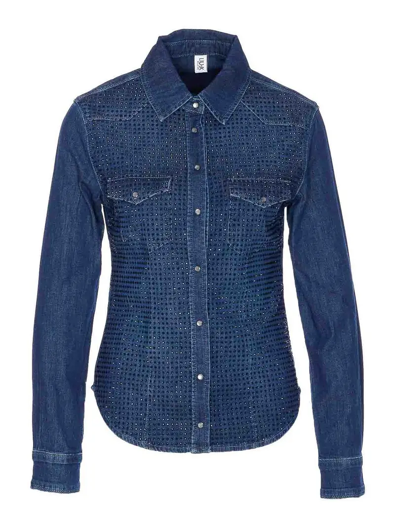 Camicia di denim Blu