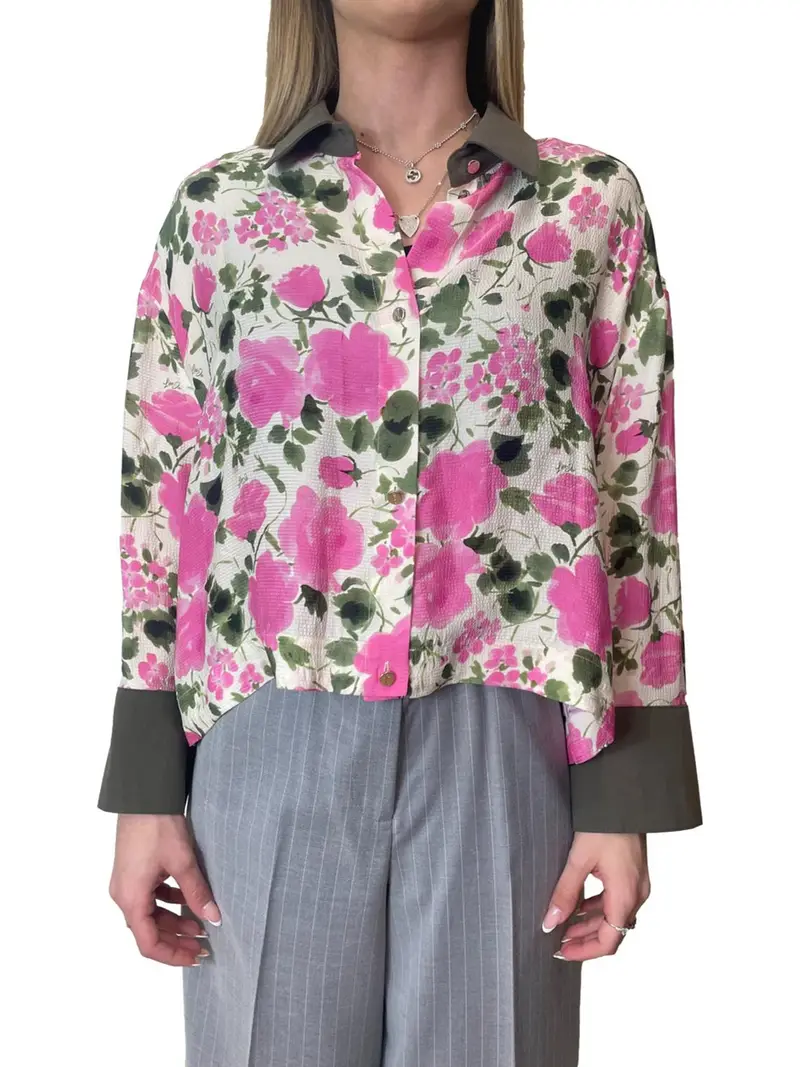 camicia fantasia liu jo da donna - floreale
