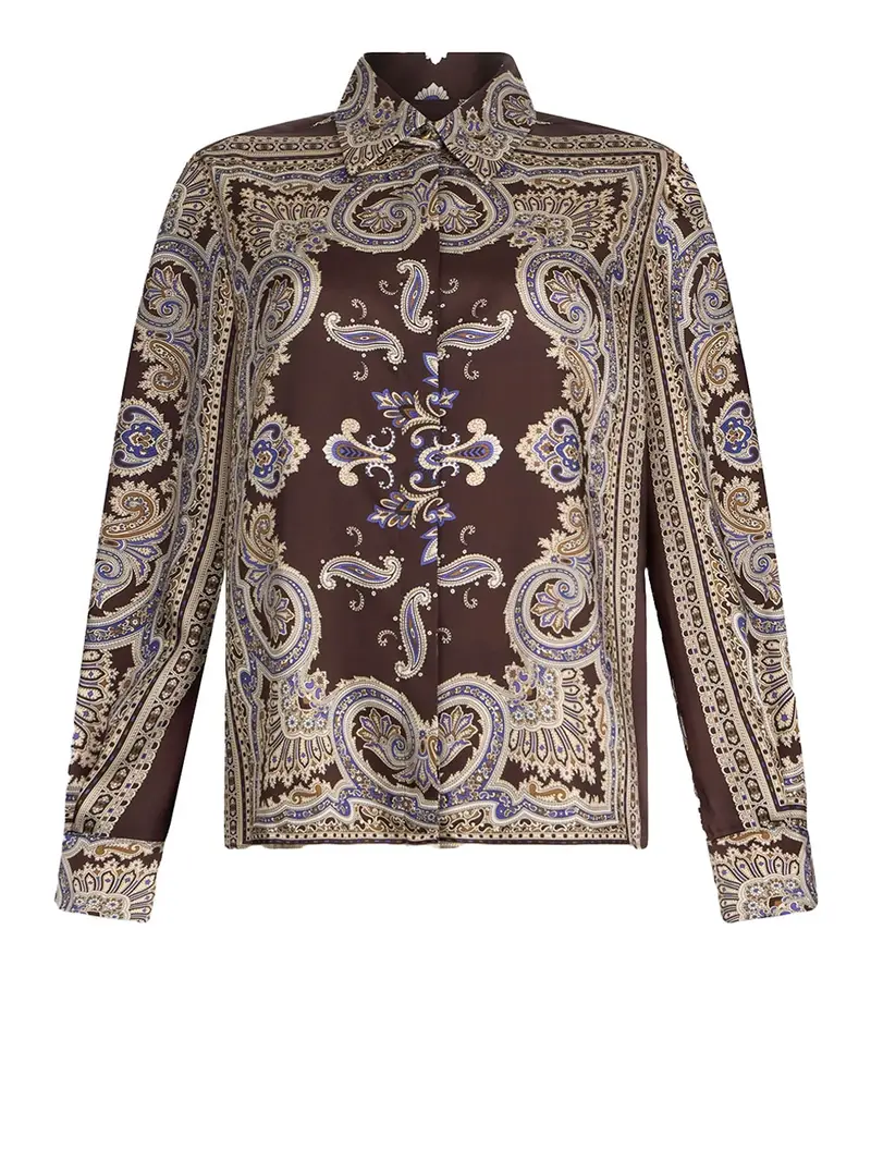 camicia fantasia liu jo da donna - multicolore