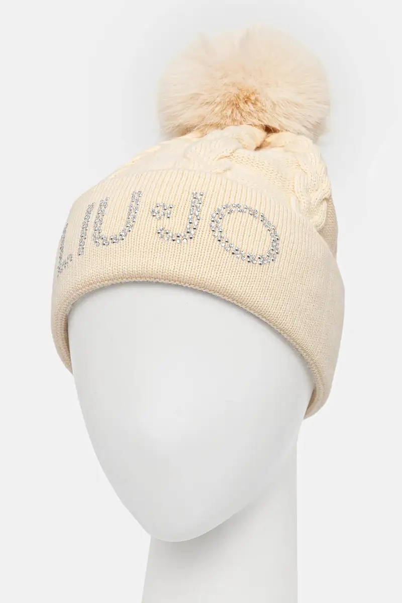 cappello in lana colore beige 2F5058.M0300 miniatura 3