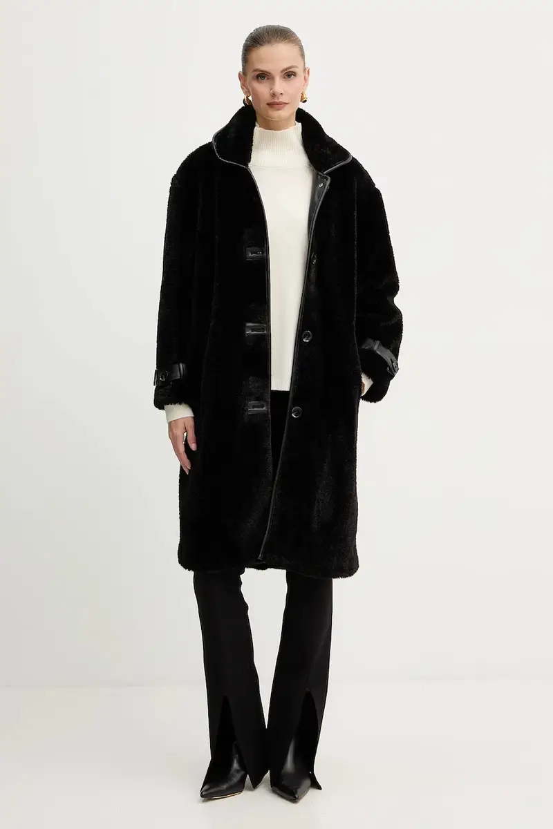 cappotto colore nero MF5313 E0936 miniatura 2