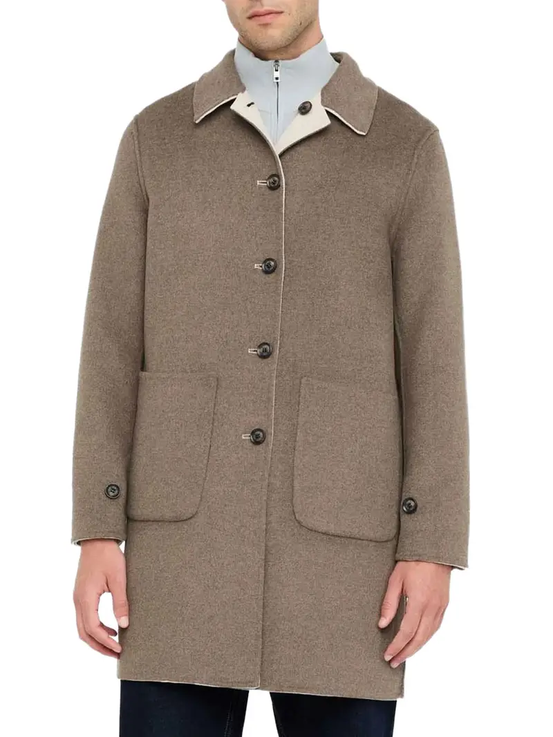 cappotto liu jo da uomo - marrone