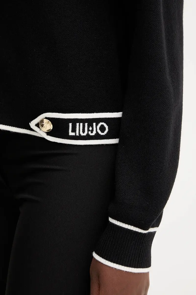 Liu Jo Cardigan Donna Nero 3643569 miniatura 5