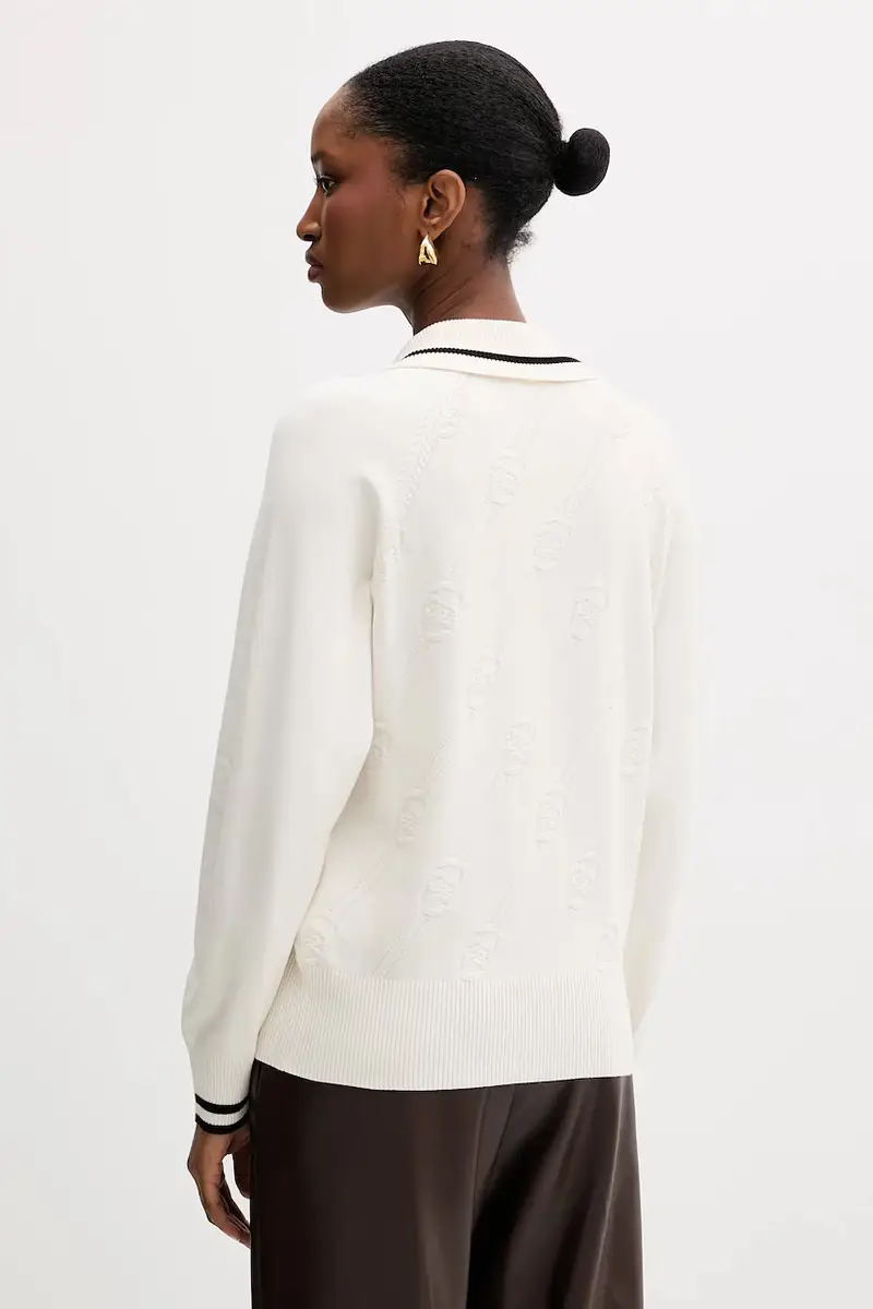 Liu Jo Cardigan Donna Beige 3423459 miniatura 3