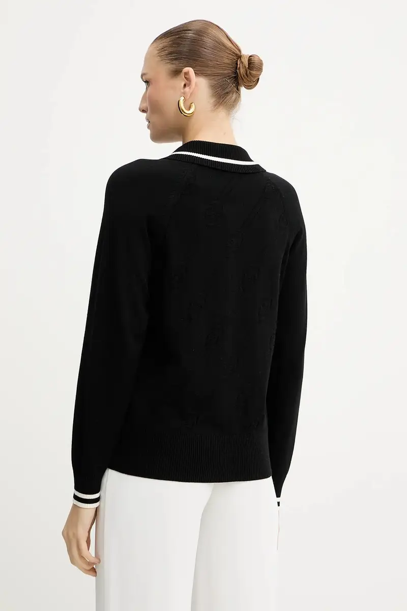 Liu Jo Cardigan Donna Nero 3643207 miniatura 3