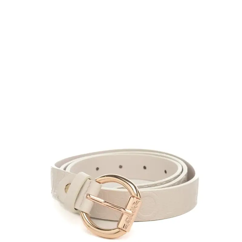 cintura da donna con logo lettering in rilievo marmo miniatura 2