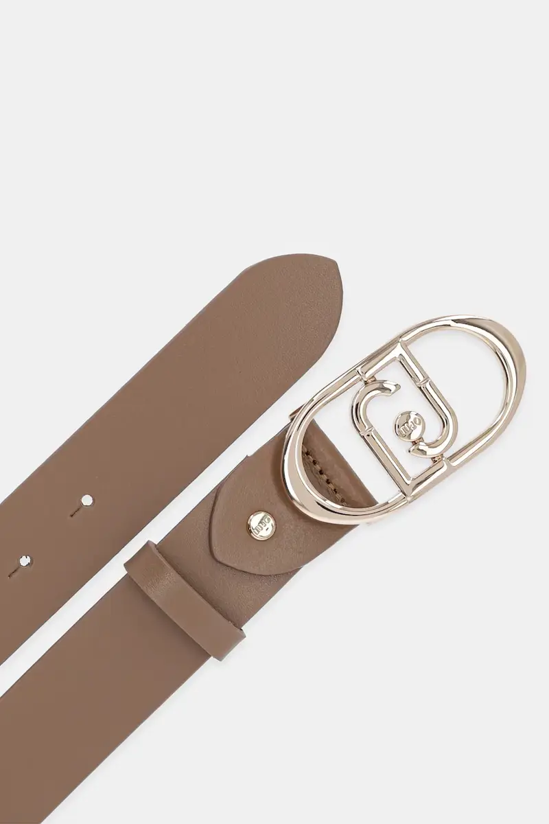 cintura in pelle donna colore beige AF5242.P0062 miniatura 2