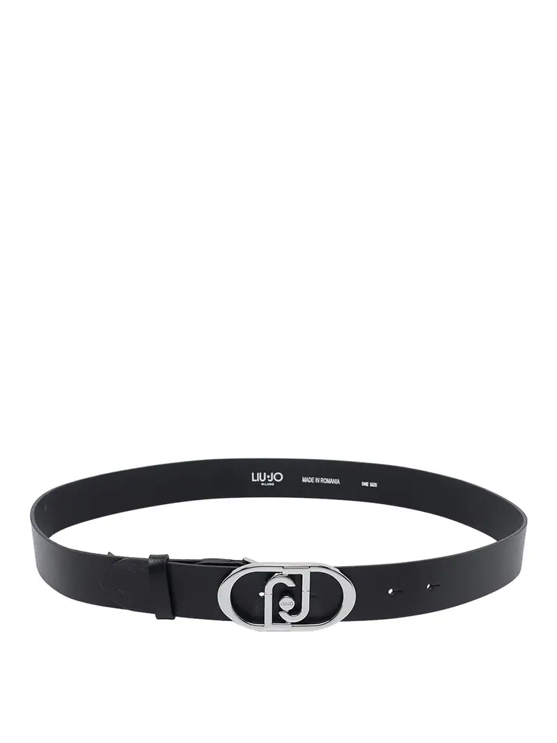 Cintura nera con logo Nero