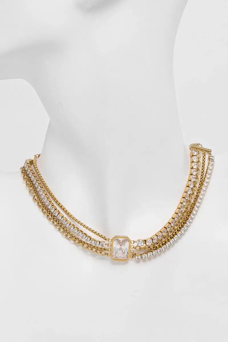 Liu Jo Collana Oro con Chiusura Regolabile miniatura 2