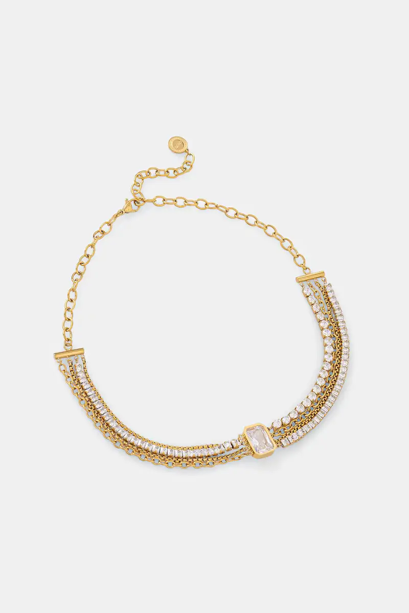 Liu Jo Collana Oro con Chiusura Regolabile