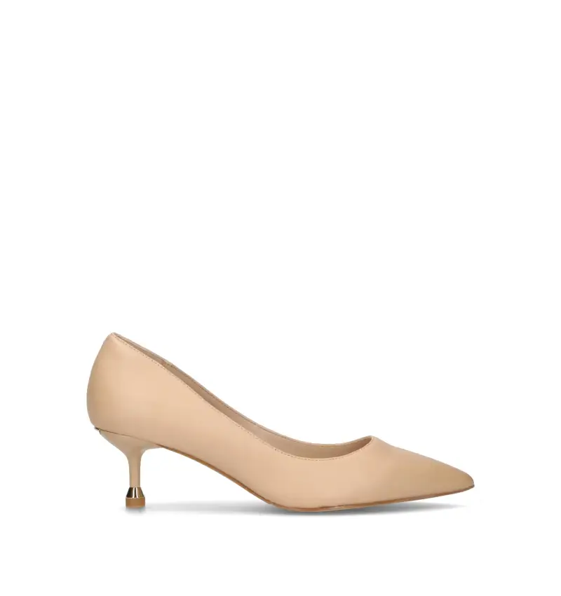 Décolleté donna nude in pelle Vario