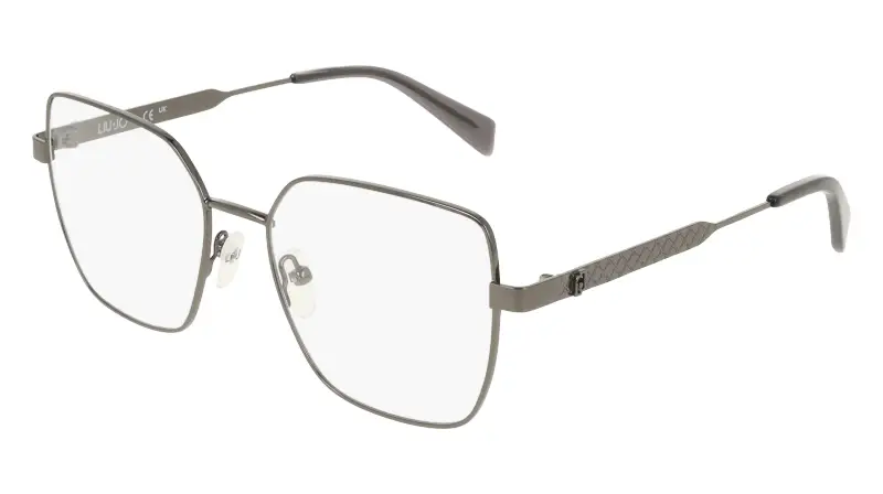 Donna Liu Jo LJ2180 072 Montature da vista Metallo Rutenio Squadrata Normale