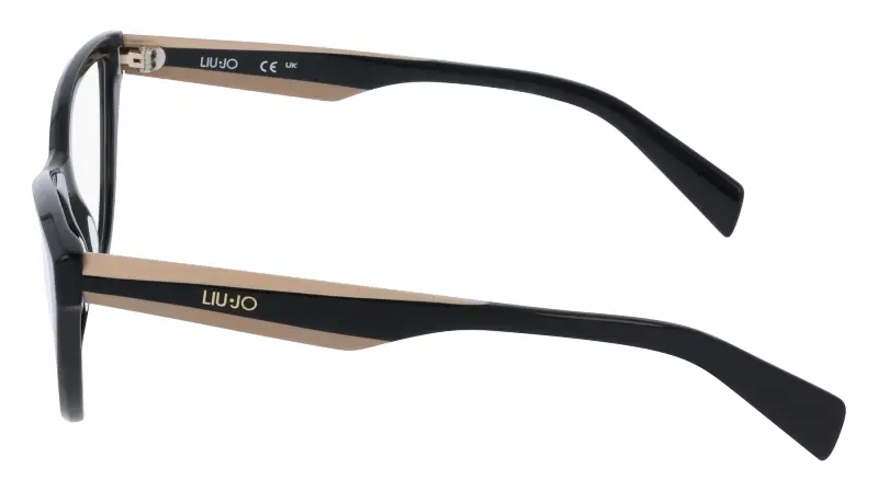 Donna Liu Jo LJ2824 001 Montature da vista Acetato Nero Cat Eye Normale miniatura 3
