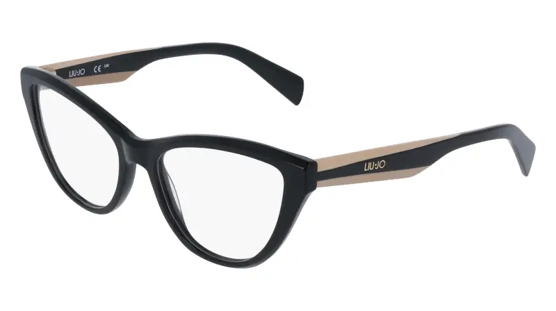 Donna Liu Jo LJ2824 001 Montature da vista Acetato Nero Cat Eye Normale