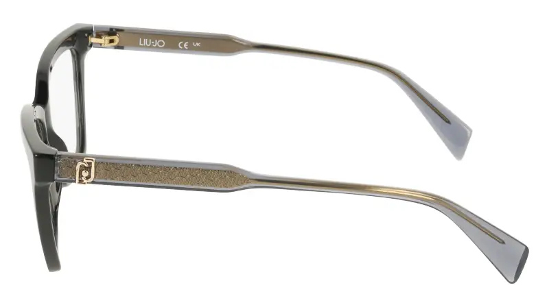 Donna Liu Jo LJ2840 001 Montature da vista Acetato Nero Cat Eye Normale miniatura 3