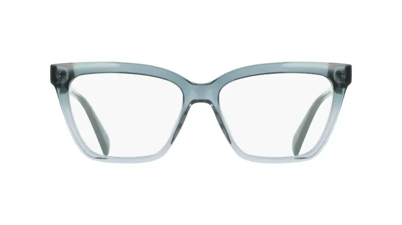 Donna Liu Jo LJ2840 039 Montature da vista Acetato Grigio Cat Eye Normale miniatura 2