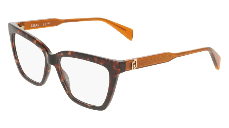 Donna Liu Jo LJ2840 242 Montature da vista Acetato Havana Cat Eye Normale