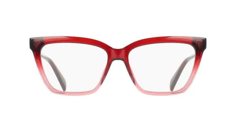 Donna Liu Jo LJ2840 608 Montature da vista Acetato Bordeaux Cat Eye Normale miniatura 2