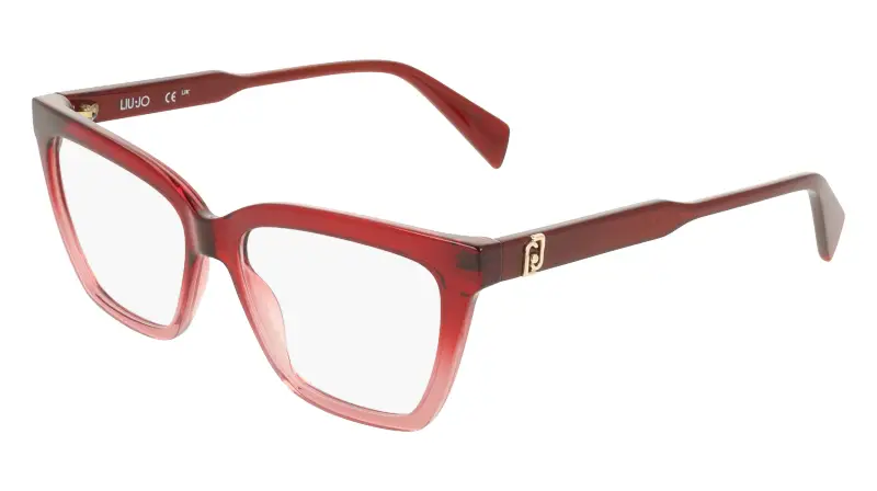 Donna Liu Jo LJ2840 608 Montature da vista Acetato Bordeaux Cat Eye Normale