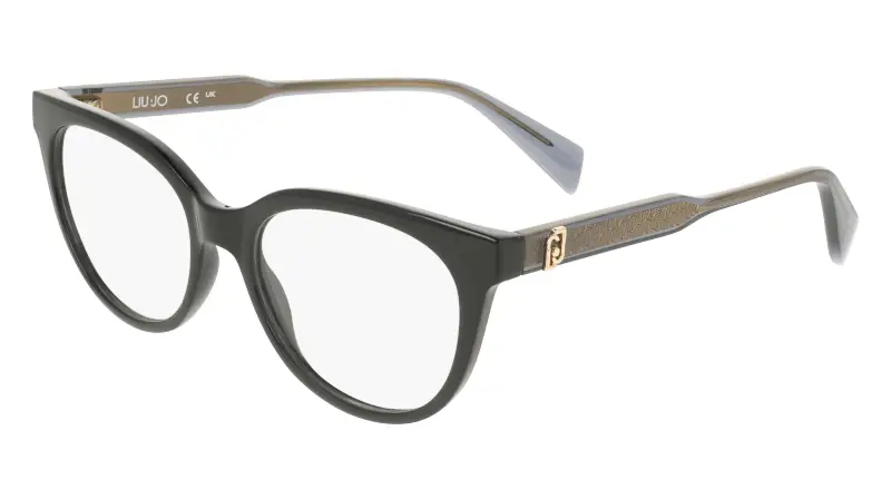 Donna Liu Jo LJ2841 001 Montature da vista Bio-iniettato Nero Geometrica Normale