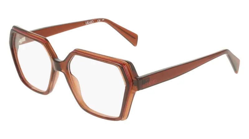 Donna Liu Jo LJ2844 200 Montature da vista Bio-iniettato Marrone Squadrata Normale