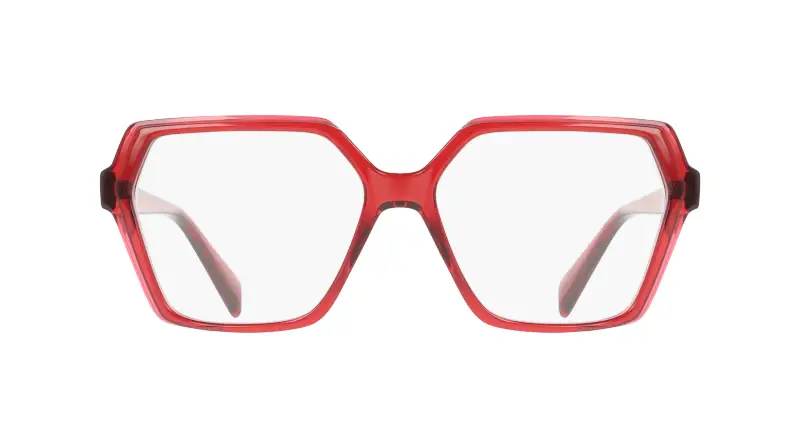 Donna Liu Jo LJ2844 624 Montature da vista Bio-iniettato Rosso Squadrata Normale miniatura 2