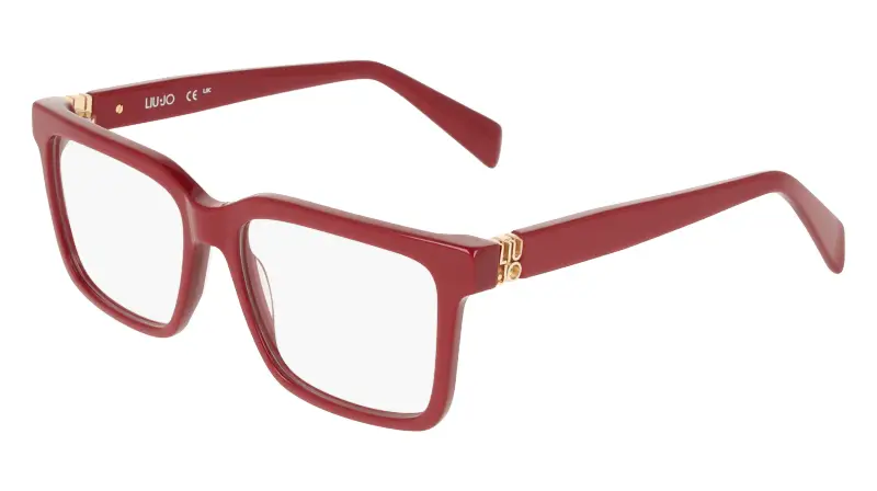 Donna Liu Jo LJ2847 601 Montature da vista Acetato Bordeaux Squadrata Normale