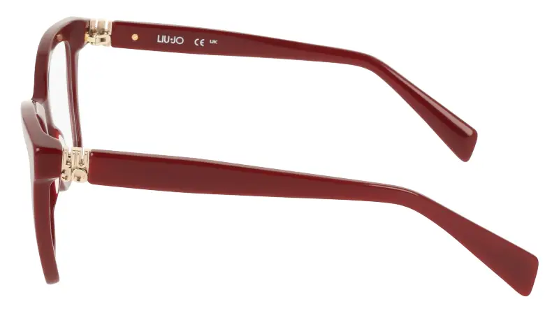 Donna Liu Jo LJ2848 601 Montature da vista Acetato Bordeaux Squadrata Normale miniatura 3