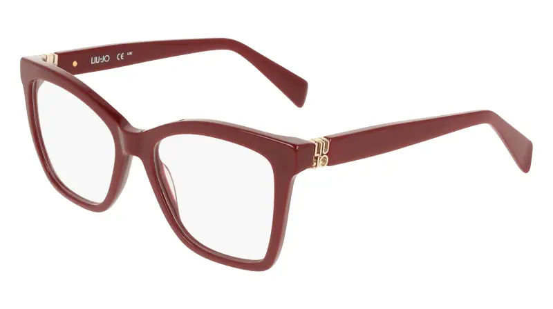Donna Liu Jo LJ2848 601 Montature da vista Acetato Bordeaux Squadrata Normale