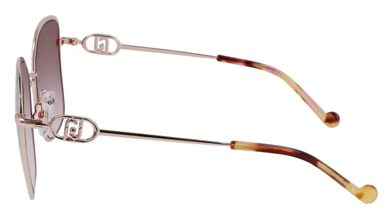 Liu Jo Occhiali da sole Donna Oro Rosa 827146 miniatura 3