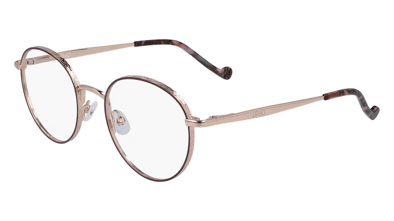 Liu Jo Donna LJ2147 721 Montature da vista Metallo Oro  Rotonda  Fotocromatiche