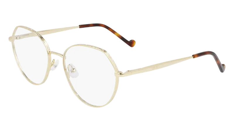 Liu Jo Donna LJ2154 717 Montature da vista Metallo Oro  Rotonda  Normale