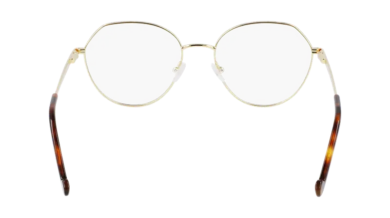 Liu Jo Donna LJ2154 717 Montature da vista Metallo Oro Rotonda Normale miniatura 3