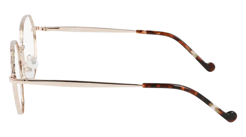 Liu Jo Donna LJ2154 721 Montature da vista Metallo Oro Rotonda Normale miniatura 2