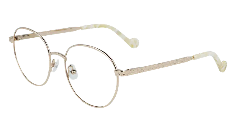 Liu Jo Donna LJ2159 718 Montature da vista Metallo Oro  Geometrica Normale Fotocromatiche