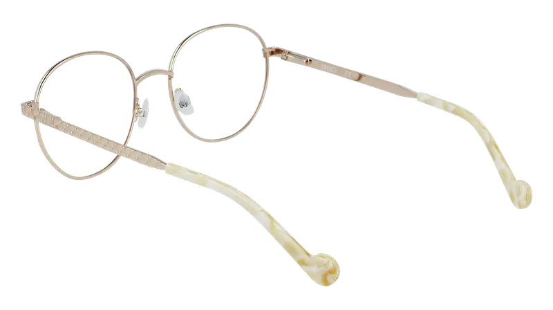 Liu Jo Donna LJ2159 718 Montature da vista Metallo Oro Geometrica Normale Fotocromatiche miniatura 2