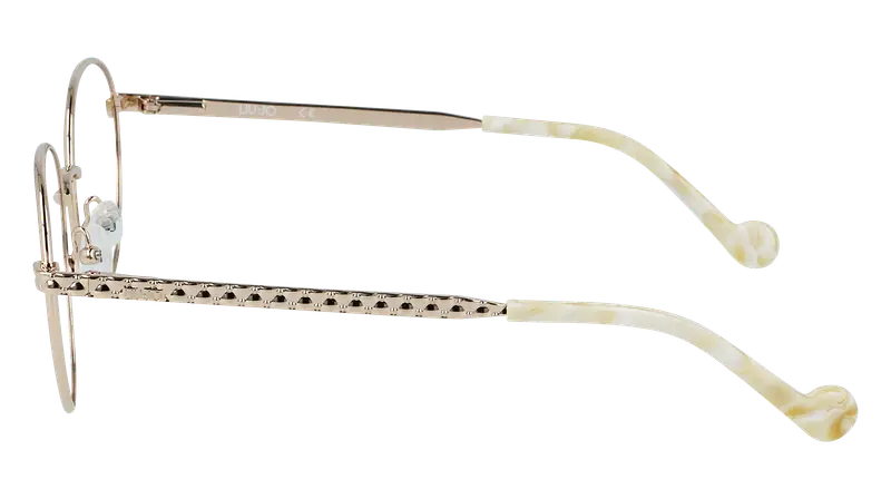 Liu Jo Donna LJ2159 718 Montature da vista Metallo Oro Geometrica Normale Fotocromatiche miniatura 3