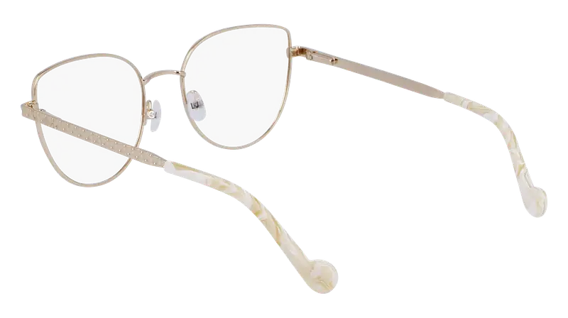 Liu Jo Donna LJ2166 718 Montature da vista Metallo Oro Cat Eye Normale Normale miniatura 3