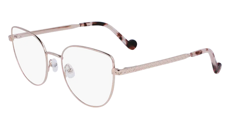 Liu Jo Donna LJ2166 770 Montature da vista Metallo Oro  Cat Eye Normale Normale