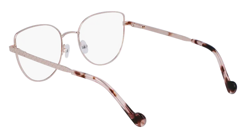 Liu Jo Donna LJ2166 770 Montature da vista Metallo Oro Cat Eye Normale Normale miniatura 3