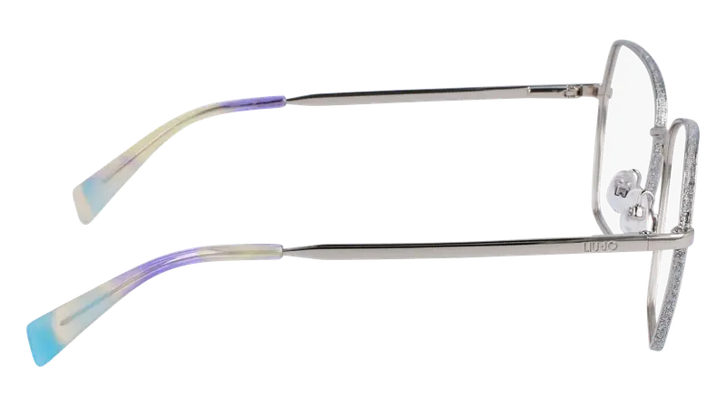 Liu Jo Donna LJ2172 040 Montature da vista Metallo Argento Geometrica Normale Normale miniatura 3