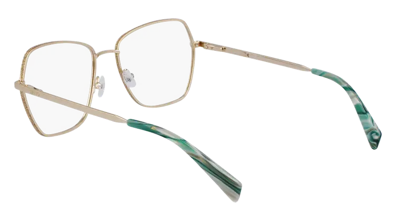 Liu Jo Donna LJ2172 716 Montature da vista Metallo Oro Geometrica Normale Normale miniatura 2