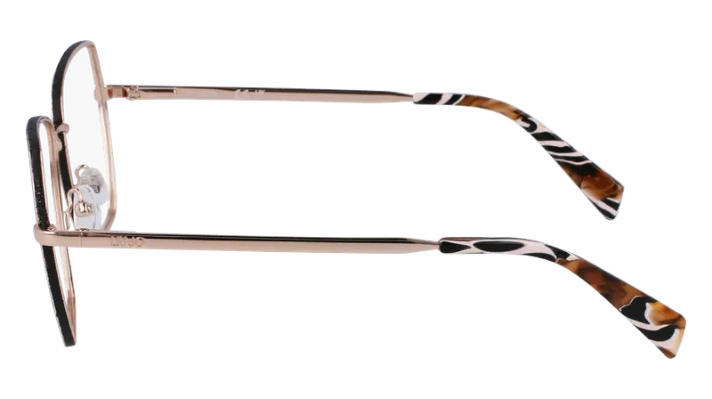 Liu Jo Donna LJ2172 722 Montature da vista Metallo Oro Geometrica Normale Normale miniatura 3