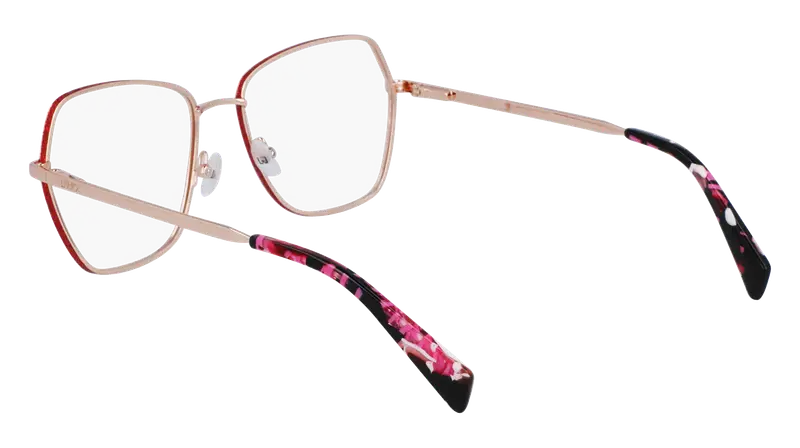 Liu Jo Donna LJ2172 770 Montature da vista Metallo Oro Geometrica Normale Normale miniatura 2