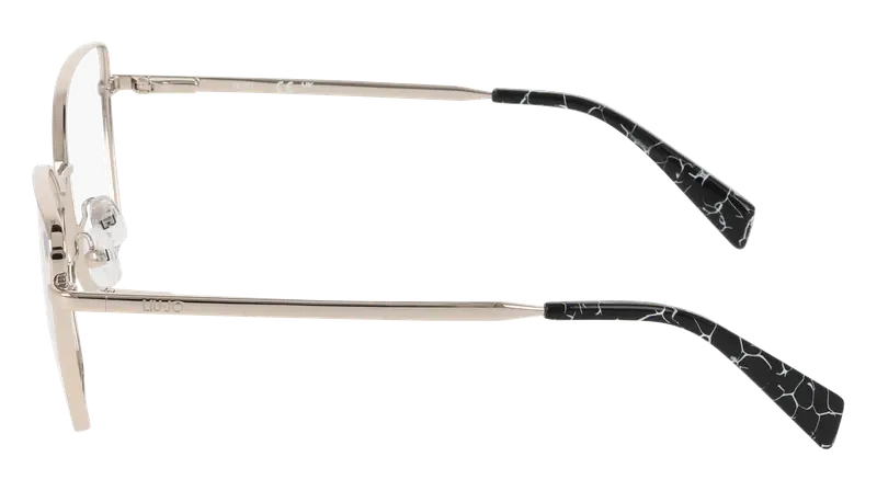 Liu Jo Donna LJ2176 712 Montature da vista Metallo Oro Squadrata Normale miniatura 2