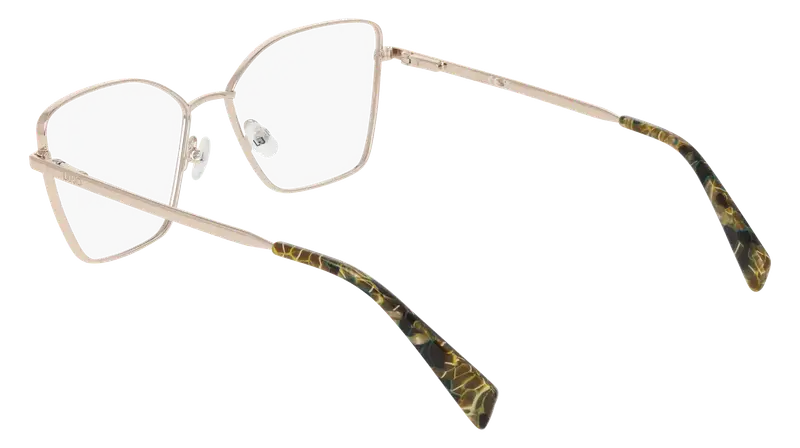 Liu Jo Donna LJ2176 716 Montature da vista Metallo Oro Squadrata Normale miniatura 3