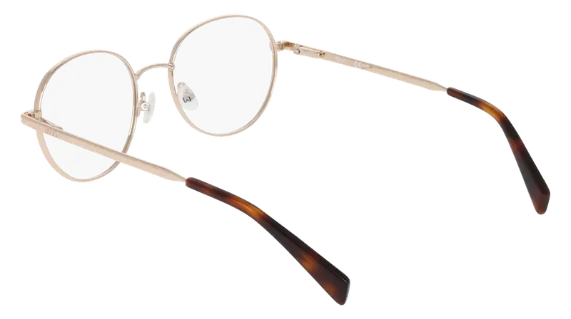 Liu Jo Donna LJ2177 714 Montature da vista Metallo Oro Geometrica Normale miniatura 3