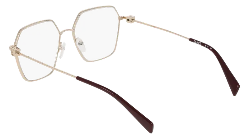 Liu Jo Donna LJ2178 716 Montature da vista Metallo Oro Squadrata Normale miniatura 3