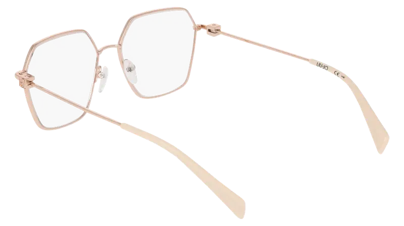 Liu Jo Donna LJ2178 770 Montature da vista Metallo Oro Squadrata Normale miniatura 3