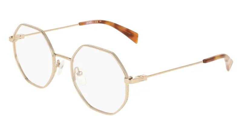 Donna LJ2179 714 Montature da vista Metallo Oro Squadrata Normale